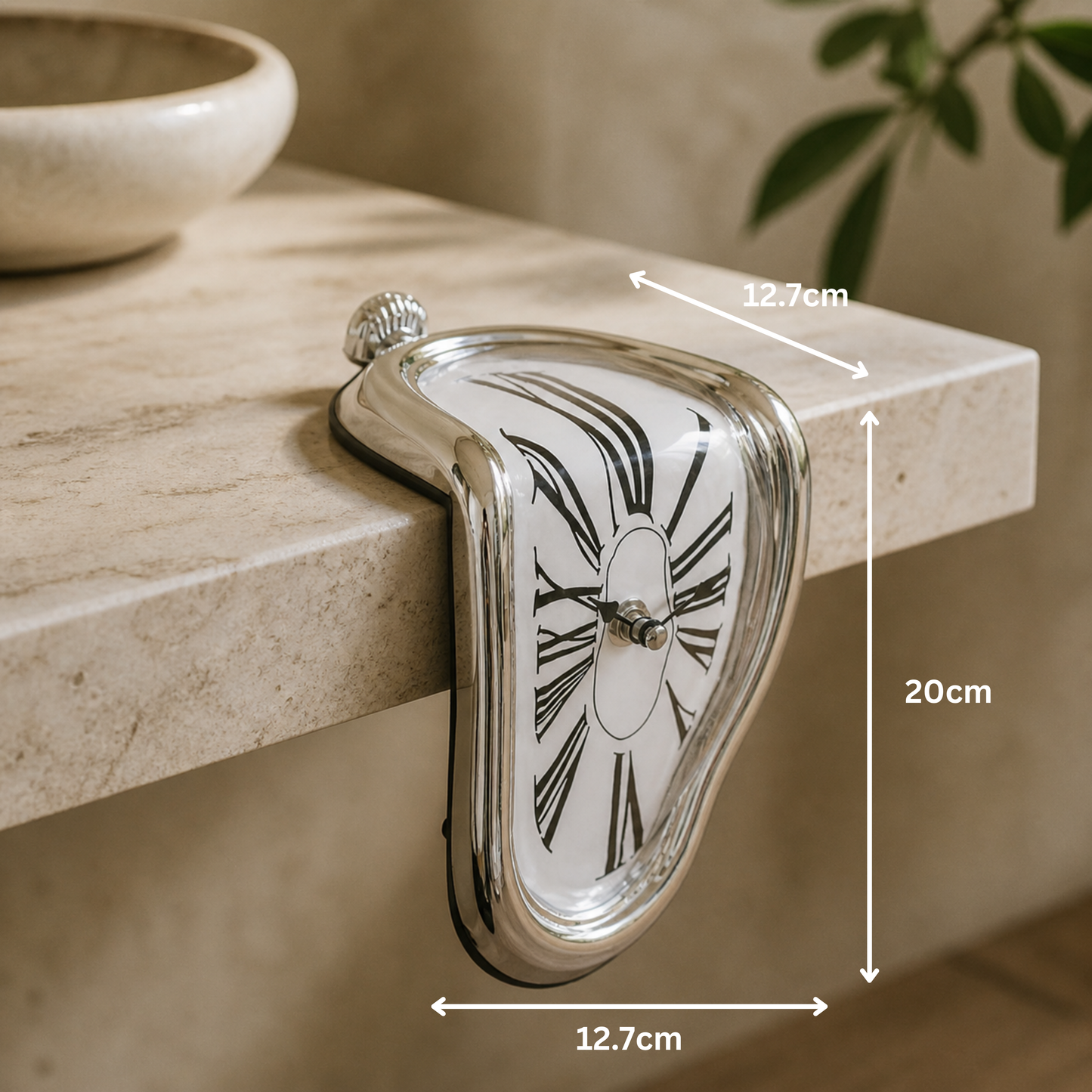 Iconic Art-Inspired Melting Clock