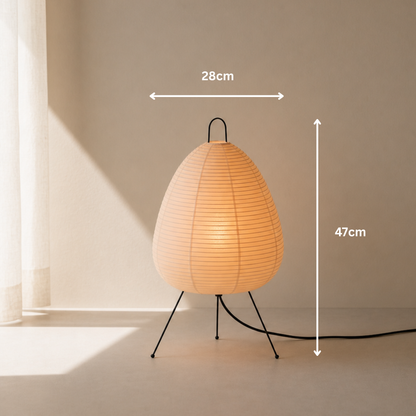 Soft Glow Japanese Paper Lamp