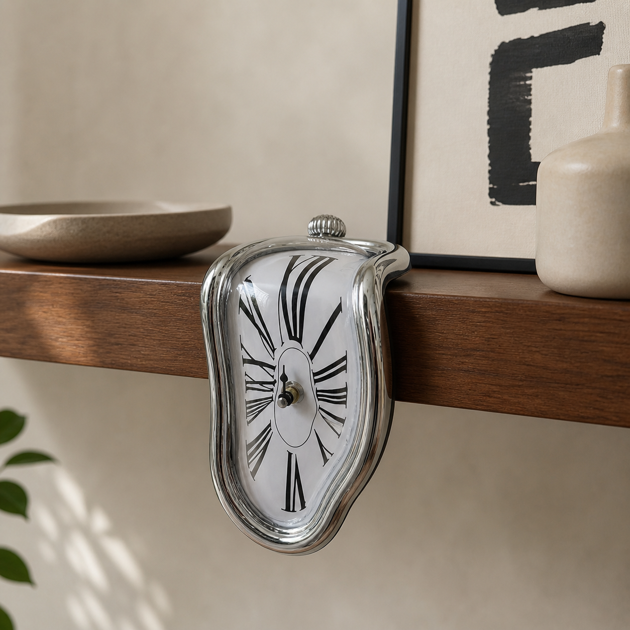 Iconic Art-Inspired Melting Clock