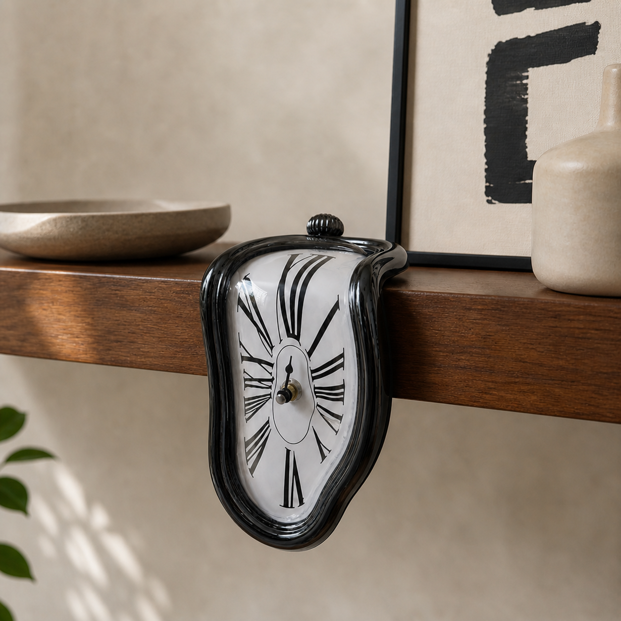 Iconic Art-Inspired Melting Clock